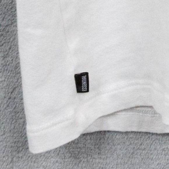 DIESEL Underwear The Essential V-Neck Short Sleeve T-Shirt Cotton White Mens L - Picture 3 of 6